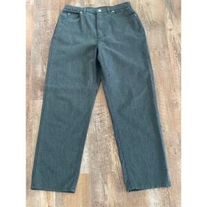 Crazy Horse by Liz Claiborne Gray jeans straight leg size 12